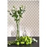Casadeco|3D graphic honeycomb wallpaper in off-white|Geometric