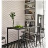 Casadeco|3D graphic honeycomb wallpaper in off-white|Geometric