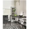 Casadeco|3D graphic honeycomb wallpaper in off-white|Geometric