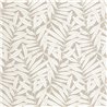 Casadeco|Elegante Tapete mit Farnen in Beige und Weiß|Tapeten