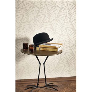 Casadeco|Papier peint botanique style anglais avec branches de fougères vert kaki|Papier Peint 2