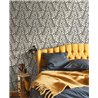 Casadeco|Papier peint floral pour chambre avec branches de fougères|Papier Peint