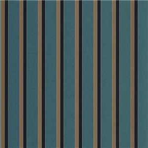 Khroma|Geometrische Mosaik-Tapete Braun und Türkis|Tapeten