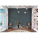Casadeco|Papel pintado rayas azul pavo real estilo ingles|Rayas