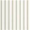 Casadeco|Green and white English-style striped wallpaper|Stripes