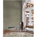 Casadeco|Khaki green English-style striped wallpaper|Stripes
