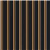 Casadeco|Papier peint rayures or et noir style anglais|Rayures