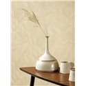 Casadeco|Elegant floral wallpaper with beige leaf pattern|Contemporary