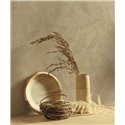 Casadeco|Papier peint floral avec un design moderne de feuilles en relief|Contemporain