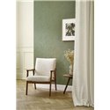 Casadeco|Papier peint texturé avec feuilles superposées en relief vert|Papier Peint