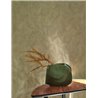 Casadeco|Modern wallpaper with embossed olive green leaves|Modern
