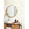 Casadeco|Papier peint floral scandinave blanc avec branches hivernales dénudées|Scandinave