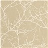 Casadeco|Scandinavian floral beige wallpaper with a minimalist touch|Scandinavian