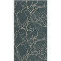 Casadeco|Scandinavian blue wallpaper with blue winter tree branches|Scandinavian