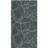 Casadeco|Papier peint scandinave bleu avec branches d’arbres hivernales bleues|Scandinave