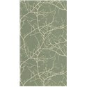Casadeco|Papier peint style nordique avec arbres dénudés vert eucalyptus|Floral