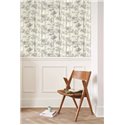 Casadeco|Papier peint floral style nordique avec arbres peints en gris|Scandinave