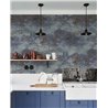 Casadeco|Waldlandschaftstapete in Mitternachtsblau|Tapeten