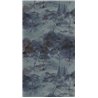 Casadeco|Papel pintado paisaje de bosque nocturno azul|Papel Pintado