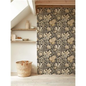 Casadeco|Sunflower and wildflower wallpaper in cheerful multicolor tones|Vintage Flowers 2