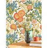 Casadeco|Sunflower and wildflower wallpaper in cheerful multicolor tones|Vintage Flowers