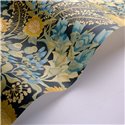 Casadeco|Rustic-style wallpaper with sunflowers and wildflowers|Vintage Flowers
