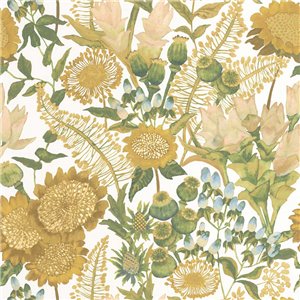 As Creation|Papier Peint beige feuilles naturelles|Papier Peint