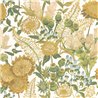 Casadeco|Yellow and green sunflower wallpaper with wild floral print|Vintage Flowers