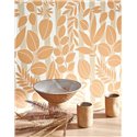 Casadeco|Florale Tapete im mediterranen Stil in Orangetönen|Tapeten