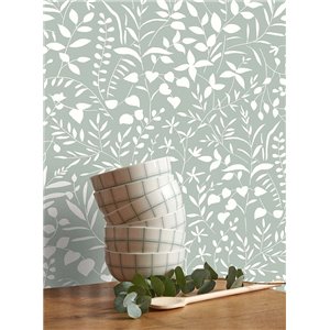 Casadeco|Wallpaper with small minimalist tulips|Floral 2