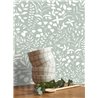Casadeco|Mediterranean-style floral wallpaper with wildflower print|Wallpaper