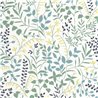 Casadeco|Tapete mit Wiesenblumen oder Wildblumen im mediterranen Stil|Tapeten
