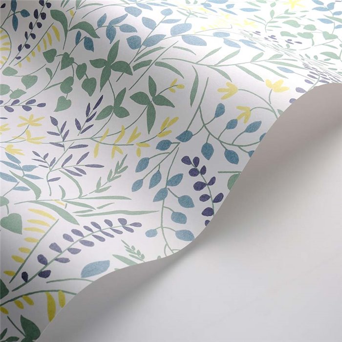 Casadeco|Tapete mit Wiesenblumen oder Wildblumen im mediterranen Stil|Tapeten