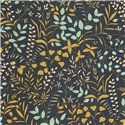 Casadeco|Papier peint floral pour chambre avec fleurs sauvages bleues|Papier Peint