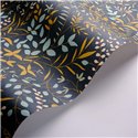 Casadeco|Papier peint floral pour chambre avec fleurs sauvages bleues|Papier Peint