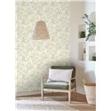 Casadeco|Meadow or wildflower wallpaper evoking freshness and Mediterranean air|Wallpaper