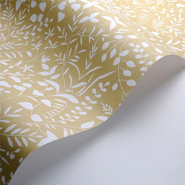 Papel pintado flores pequeñas de campo verde, estilo mediterráneo - Casadeco Echappee Belle 89837414