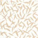 Casadeco|Papel pintado floral minimalista, hojas de olivo esparcidas beige|Papel Pintado