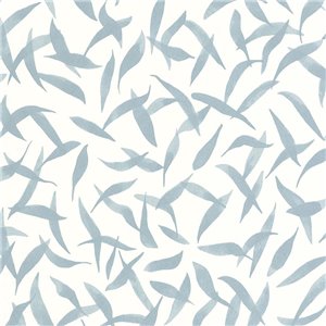 Khroma|Papel Pintado hojas de palma con brillo sobre fondo gris|Papel Pintado