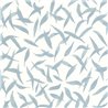 Casadeco|Blue olive leaf wallpaper, ideal for bedroom|Wallpaper
