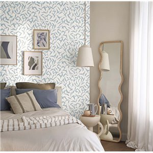 Papeldecor|Wandtapete mit strukturierter Putzoptik in Beige mit Glanz|Tapeten 2