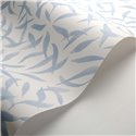 Casadeco|Papel pintado estampado de hojas de olivo azul ideal para dormitorio|Papel Pintado