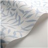 Casadeco|Papel pintado estampado de hojas de olivo azul ideal para dormitorio|Papel Pintado