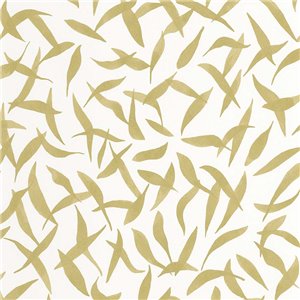 Casadeco|Mediterranean-inspired wallpaper with green olive leaves|Wallpaper