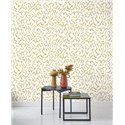 Casadeco|Papier peint feuilles d’olivier vert olive avec touche minimaliste|Papier Peint