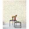Casadeco|Olive green olive leaf wallpaper with a minimalist touch|Wallpaper