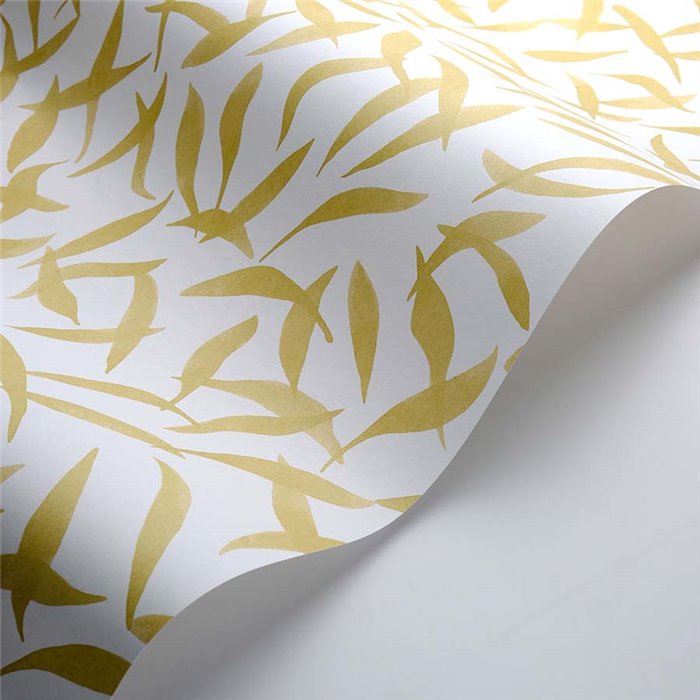 Papel pintado hojas de olivo verde oliva con un toque minimalista - Casadeco Echappee Belle 89847202