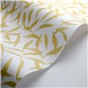 Casadeco|Olive green olive leaf wallpaper with a minimalist touch|Wallpaper