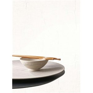 Casadeco|Papel pintado efecto tela de muselina beige|Colores Lisos 2