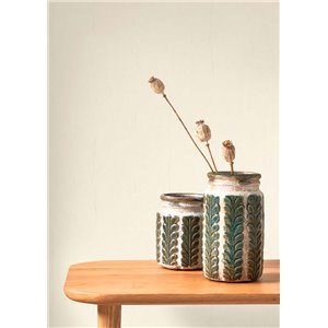 Casadeco|Blue vinyl wallpaper with textured textile effect|Blue 2